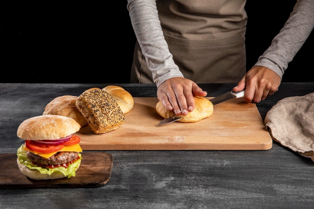 cách làm vỏ bánh hamburger