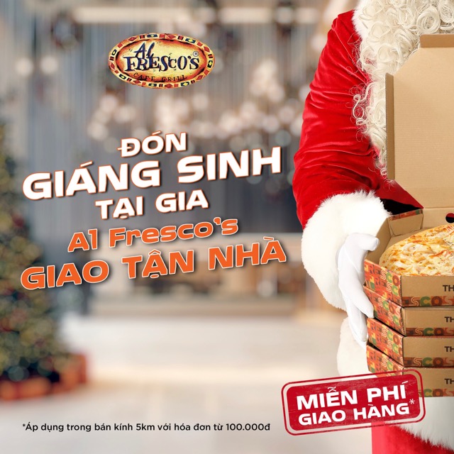 AI FRESCO'S giao hàng tận nhà đón giáng sinh