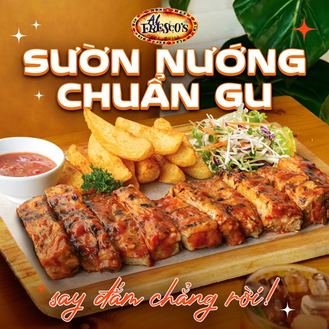 Sườn nướng BBQ cho giáng sinh