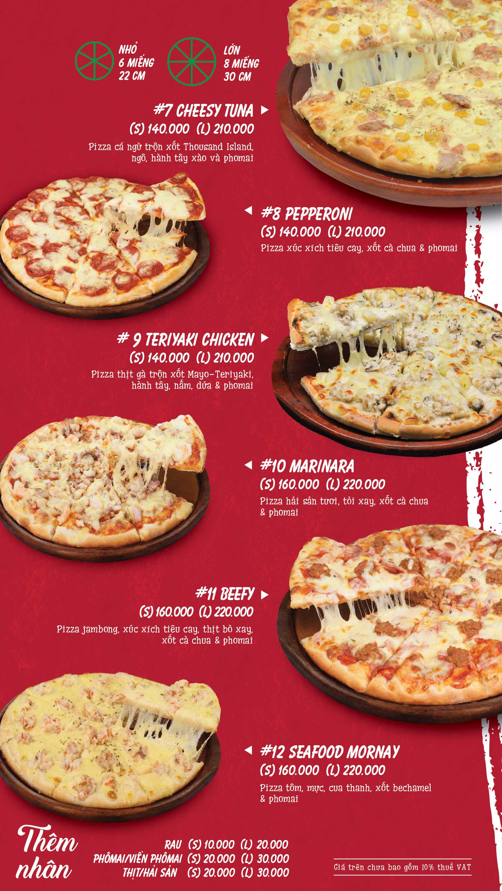Menu Pepperonis Hà Nội Pepperonis Restaurant