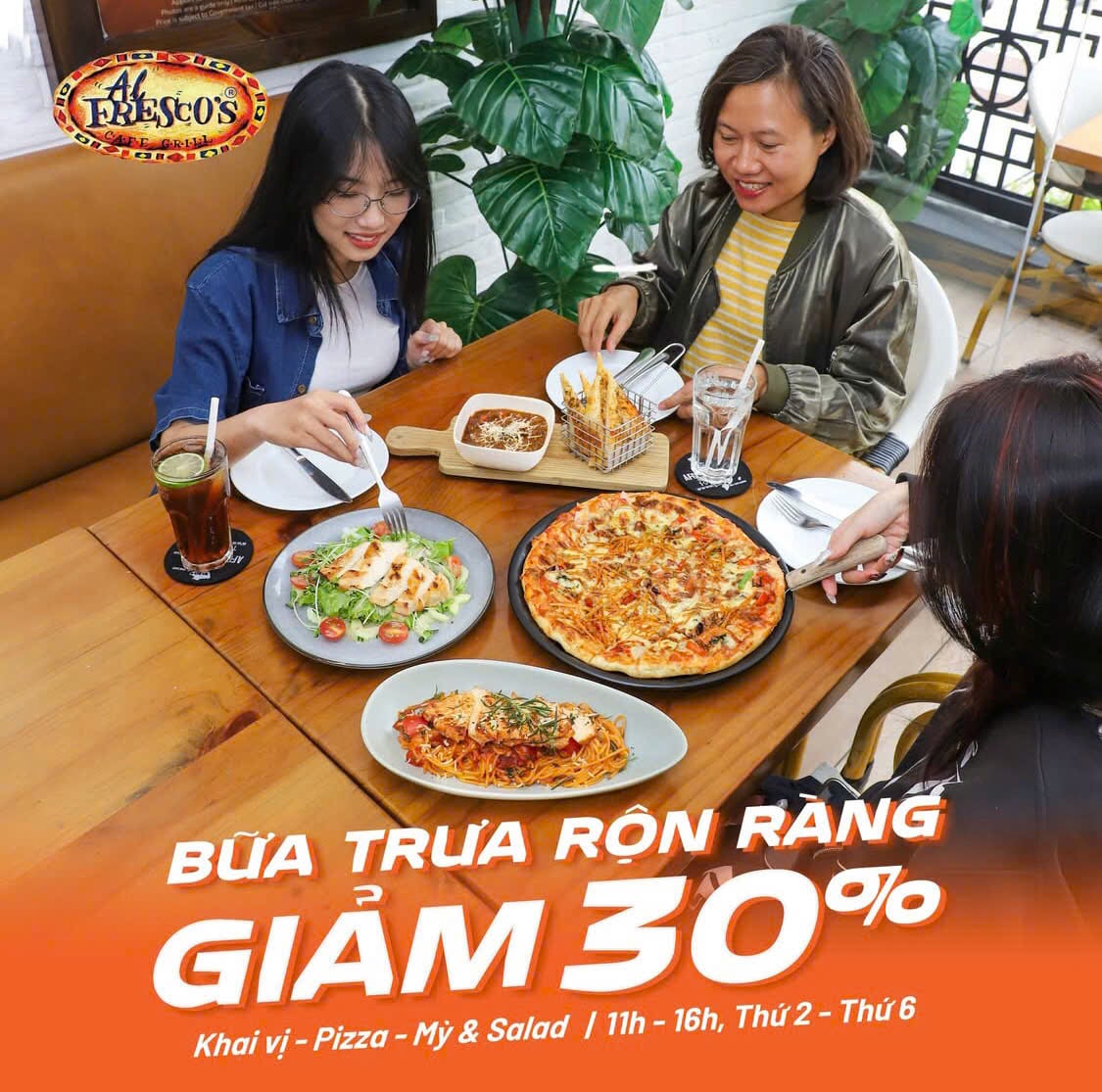 Al Fresco's giảm giá bữa trưa