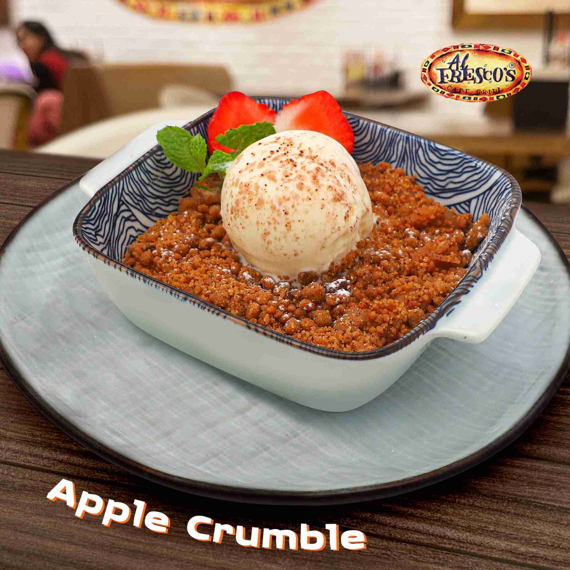 Apple crumble