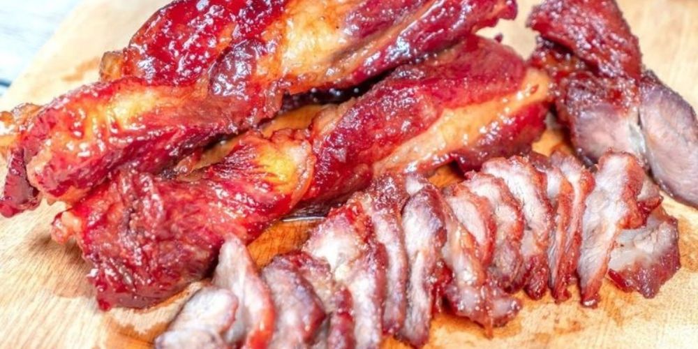 Thịt nạc vai nướng xá xíu đậm đà, lên màu hấp dẫn