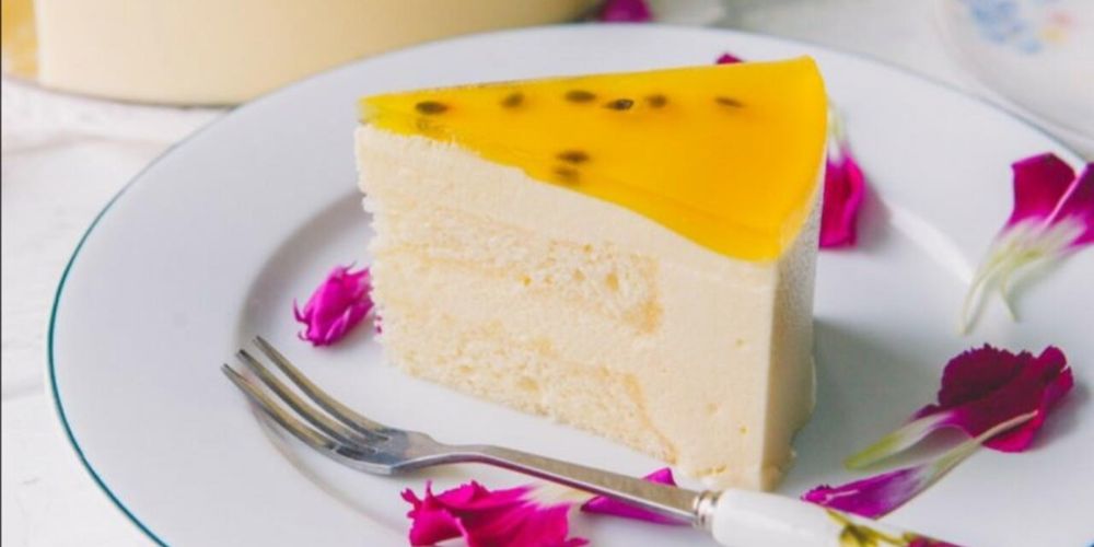 Bánh Mousse chanh dây mềm mịn, thanh mát