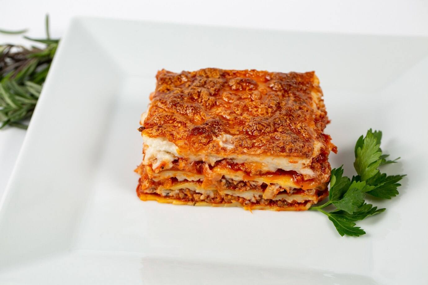 Lasagna có dạng lá mỳ phẳng