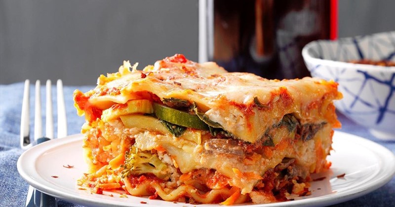 Lasagna rau củ