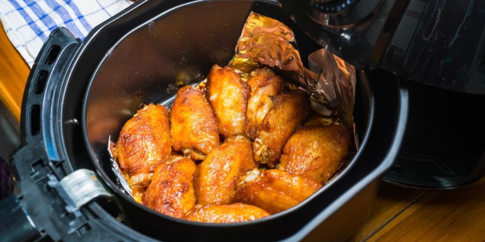Hâm nóng bằng nồi chiên để lấy lại độ giòn hoàn hảo