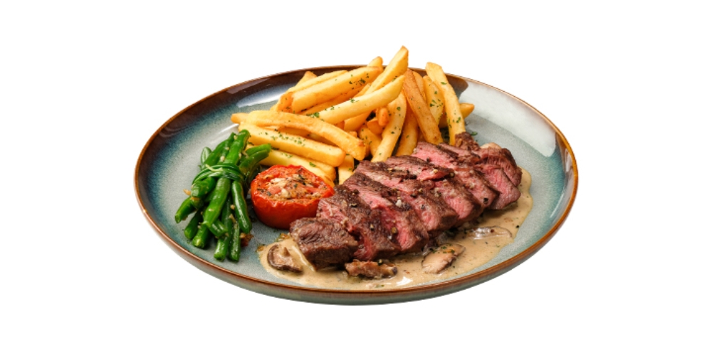 Món Pan Seared Steak in Butter Sauce