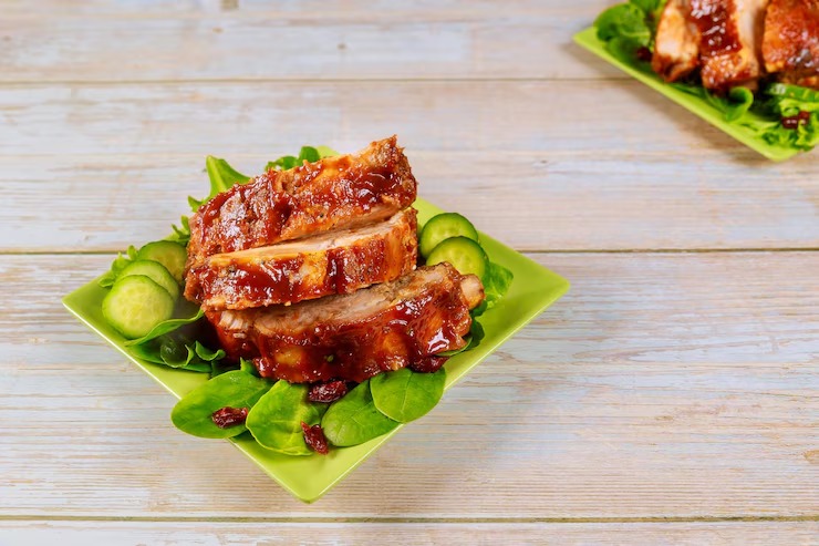 Món dẻ sườn nướng mật ong 
