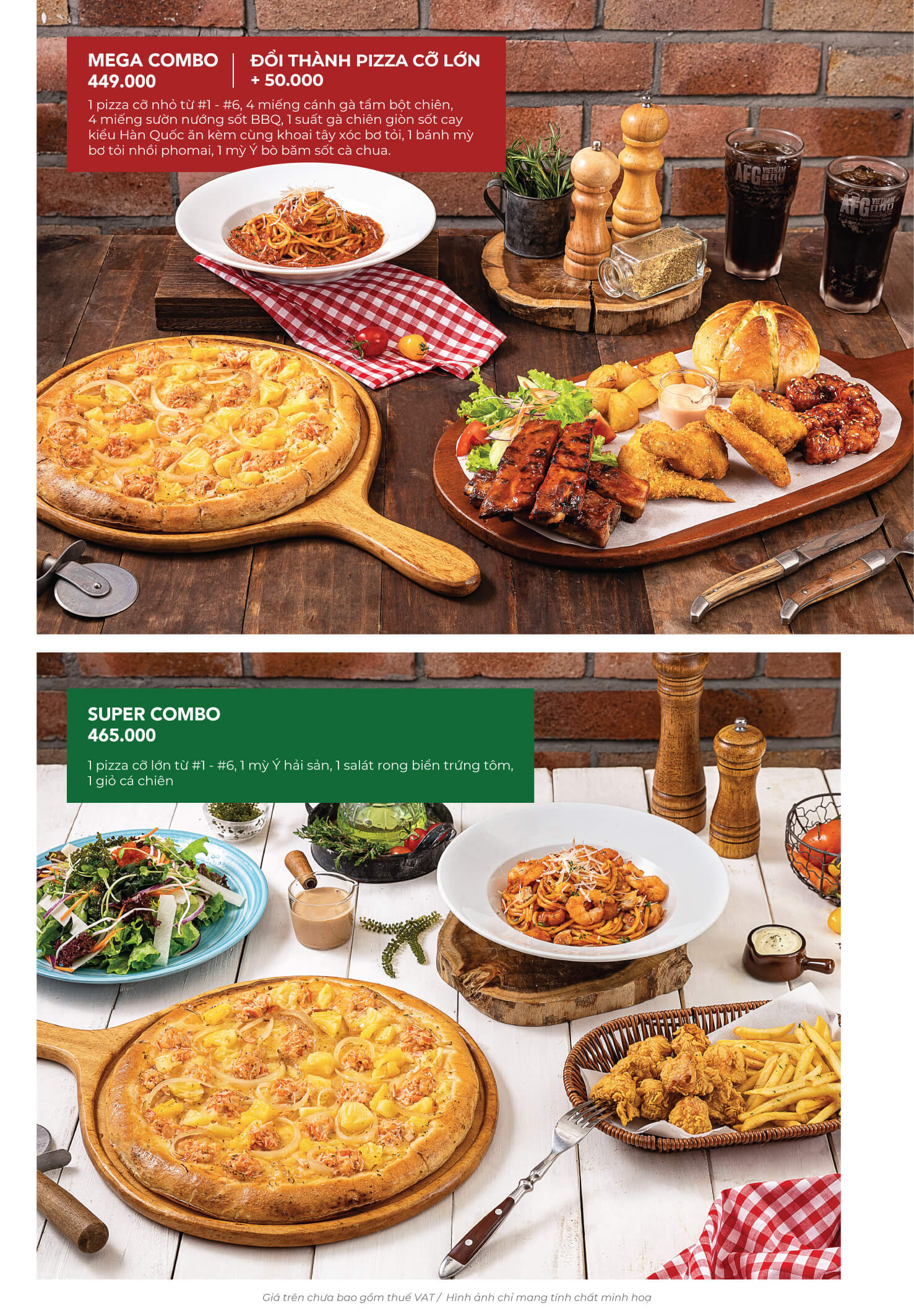 Menu Pepperonis Hà Nội