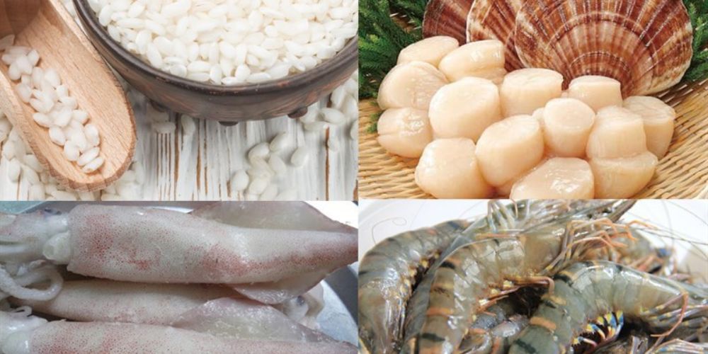 Nguyên Liệu Làm Risotto Hải Sản Chuẩn Vị Ý