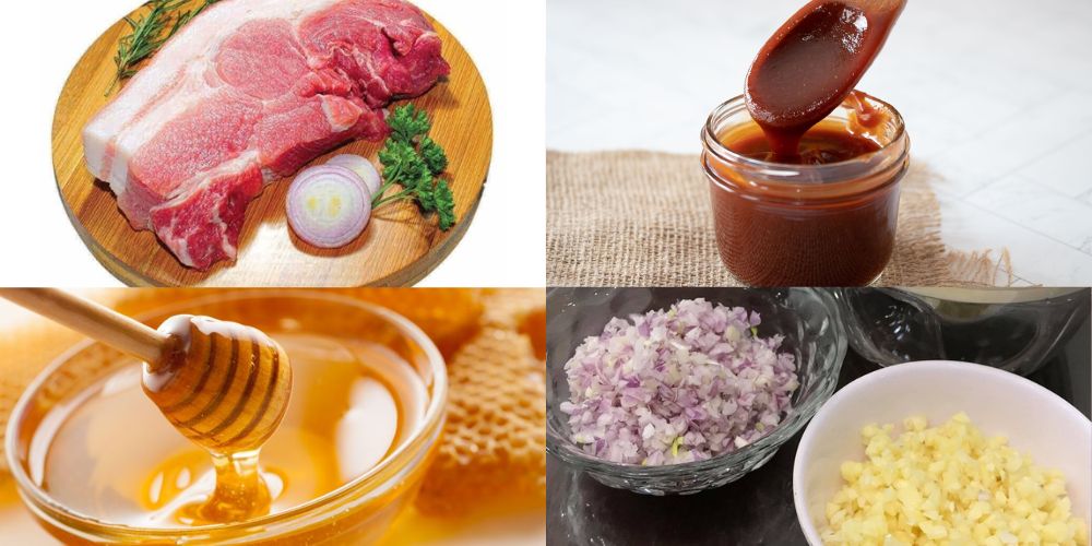 Nguyên liệu cơ bản cần có cho món thịt nạc vai nướng xốt BBQ 