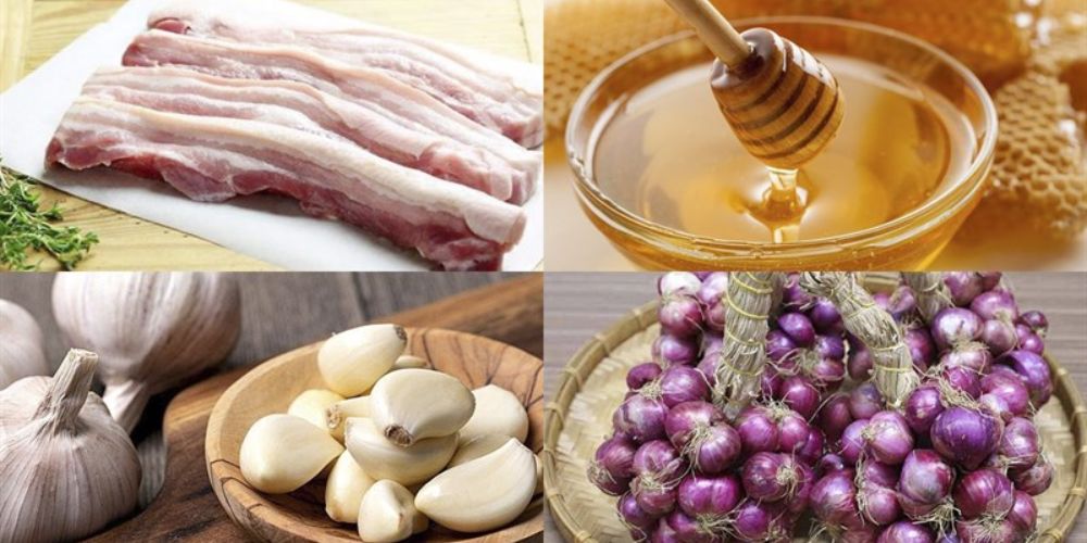 Chuẩn bị nguyên liệu cho món thịt nướng mật ong