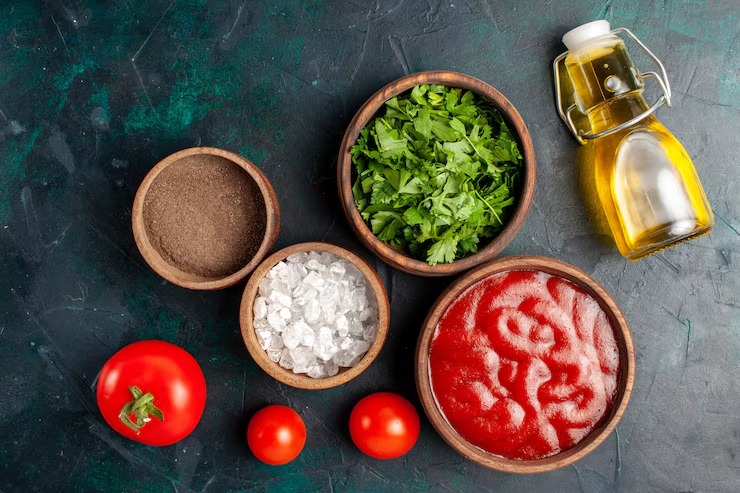 Nguyên liệu cần chuẩn bị làm xốt pesto