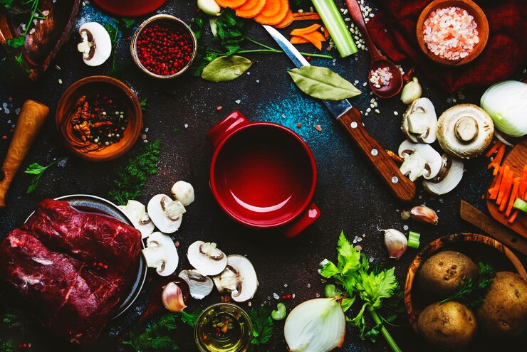 Nguyên liệu làm xốt nấm tươi