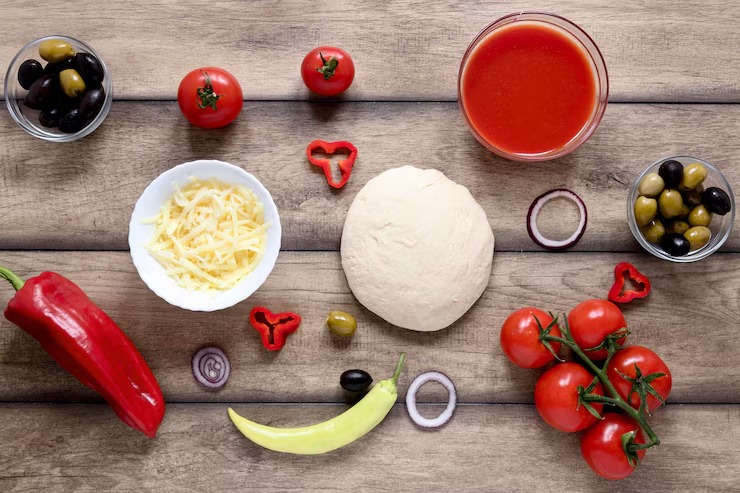 Nguyên liệu làm xốt pizza cà chua