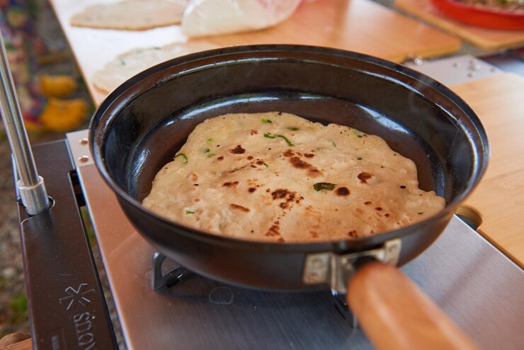 Nướng bánh tortilla