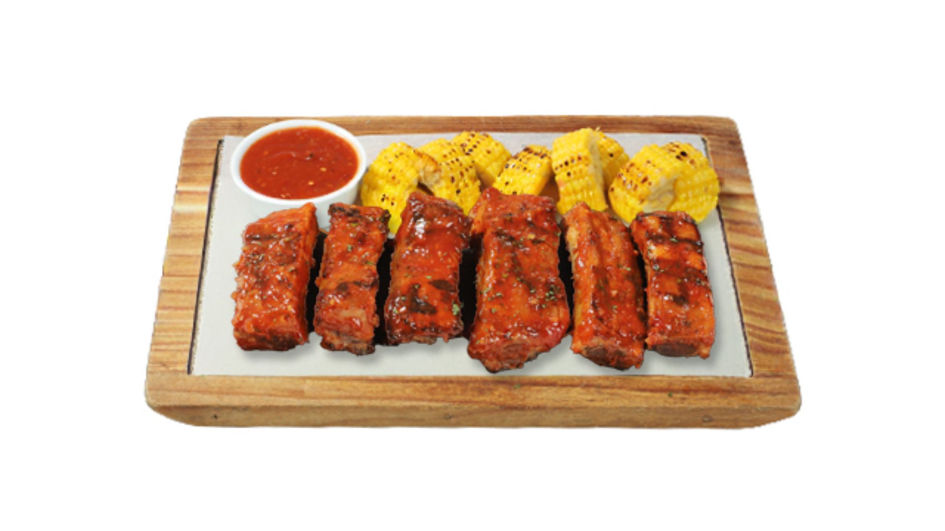 PYGMY PLATTER tại Al Fresco’s với phần dẻ sườn nhỏ mềm mọng, đậm vị xốt BBQ chuẩn Âu