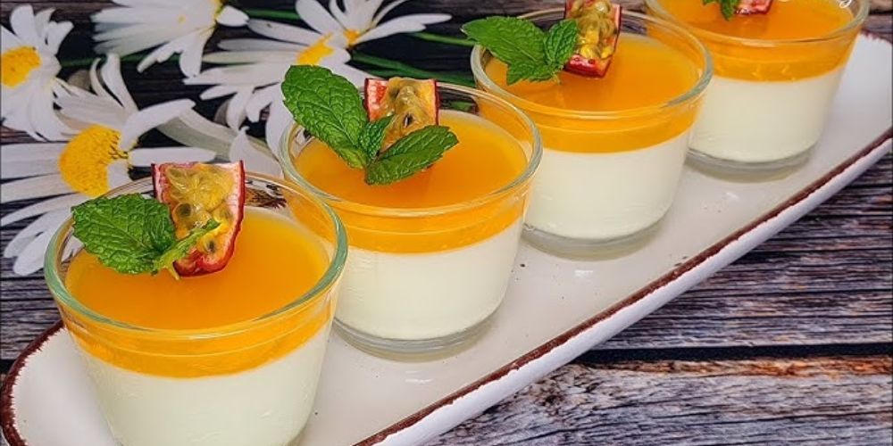 cách làm panna cotta chanh dây ngon tại nhà