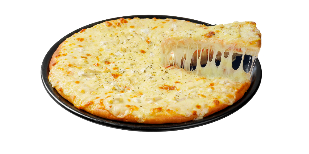 Pizza Four Cheese là sự kết hợp của bốn loại phô mai