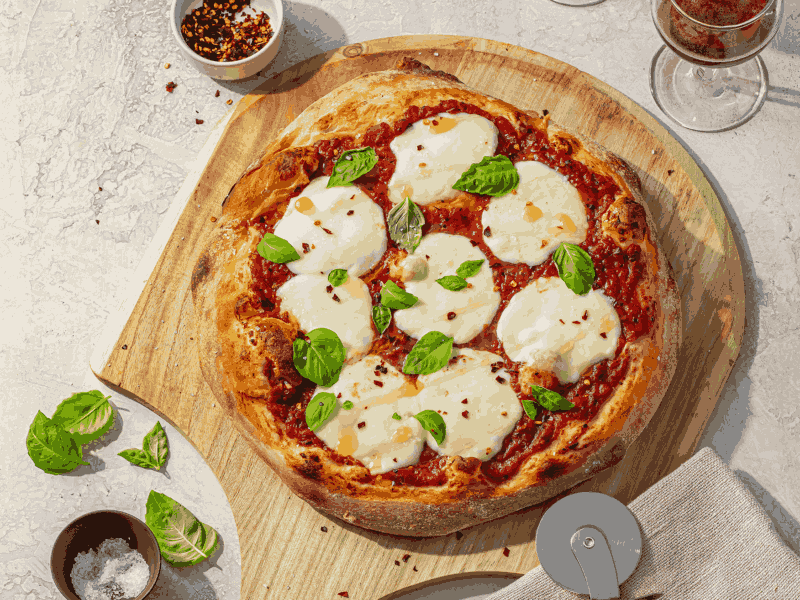 Pizza Napoletana ẩm thực Ý
