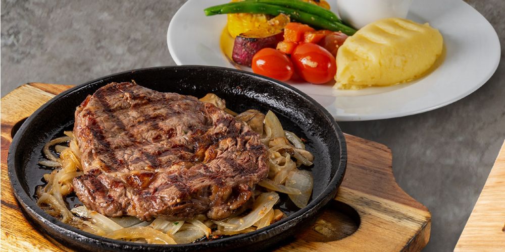Sizzling Steak & Sausage