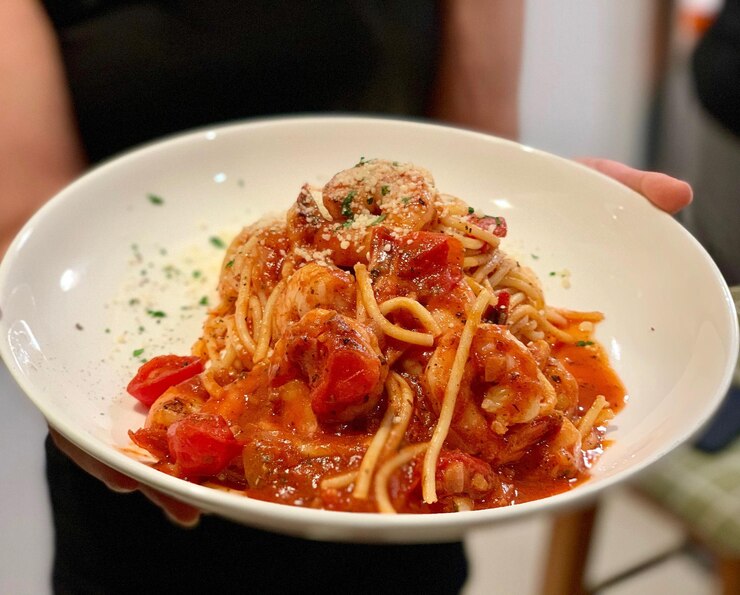 Spaghetti xốt cà chua thịt bò