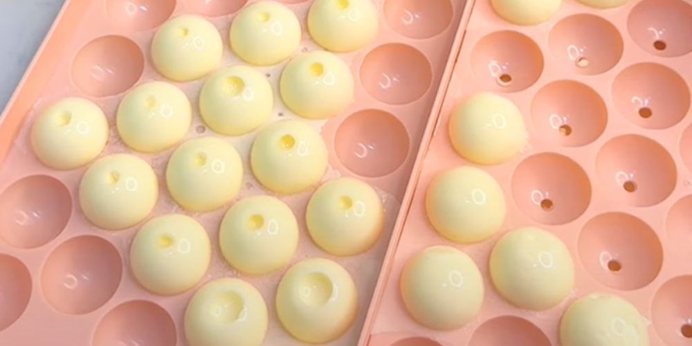 Thành phẩm cheese ball dai dẻo, bề mặt mịn đẹp