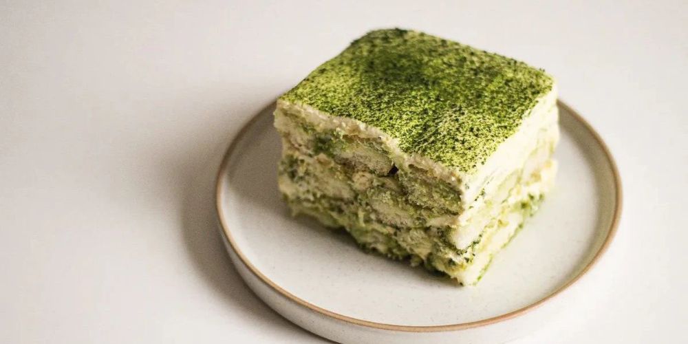 tiramisu tra xanh