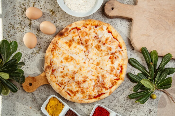 Topping pizza với Xốt kem béo (Alfredo)