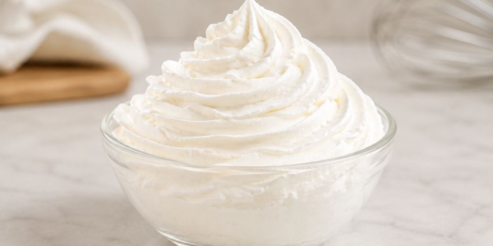 Whipping cream thường dùng làm topping giúp ly sô cô la đá xay trông hấp dẫn hơn 