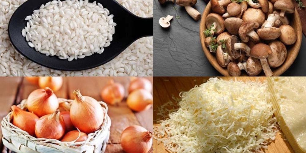 Các Nguyên Liệu Tạo Nên Hương Vị Risotto Nấm Hương