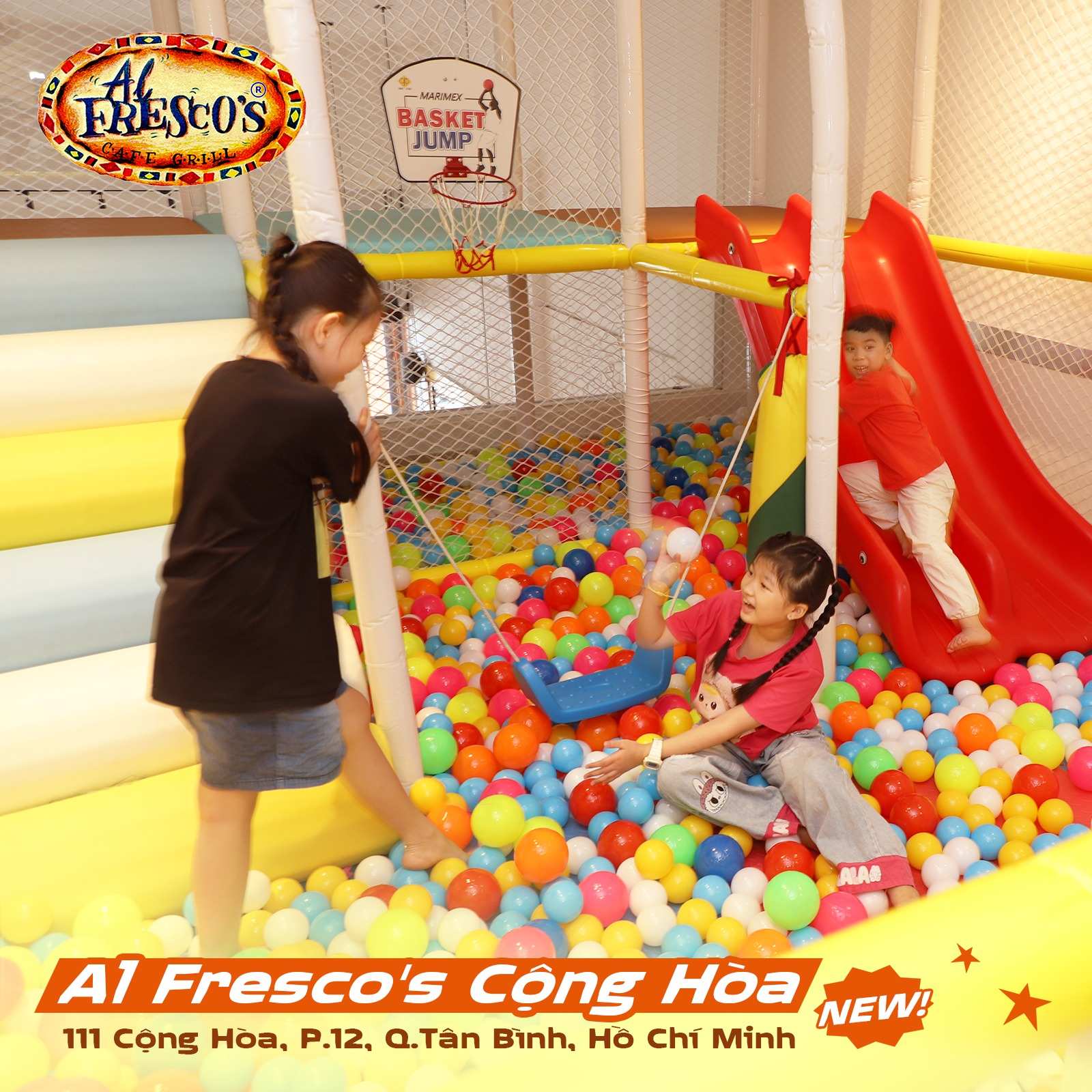 Tận hưởng một ngày vui chơi tại Al Fresco’s Cộng Hòa