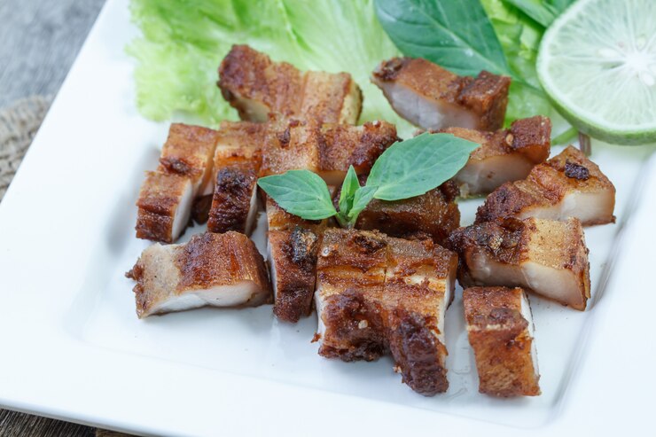 ba rọi heo nướng