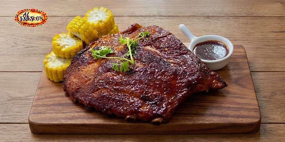 Sườn nướng tảng xốt BBQ