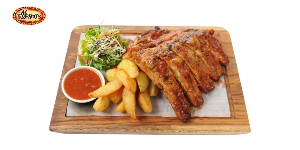 dẻ sườn xốt BBQ
