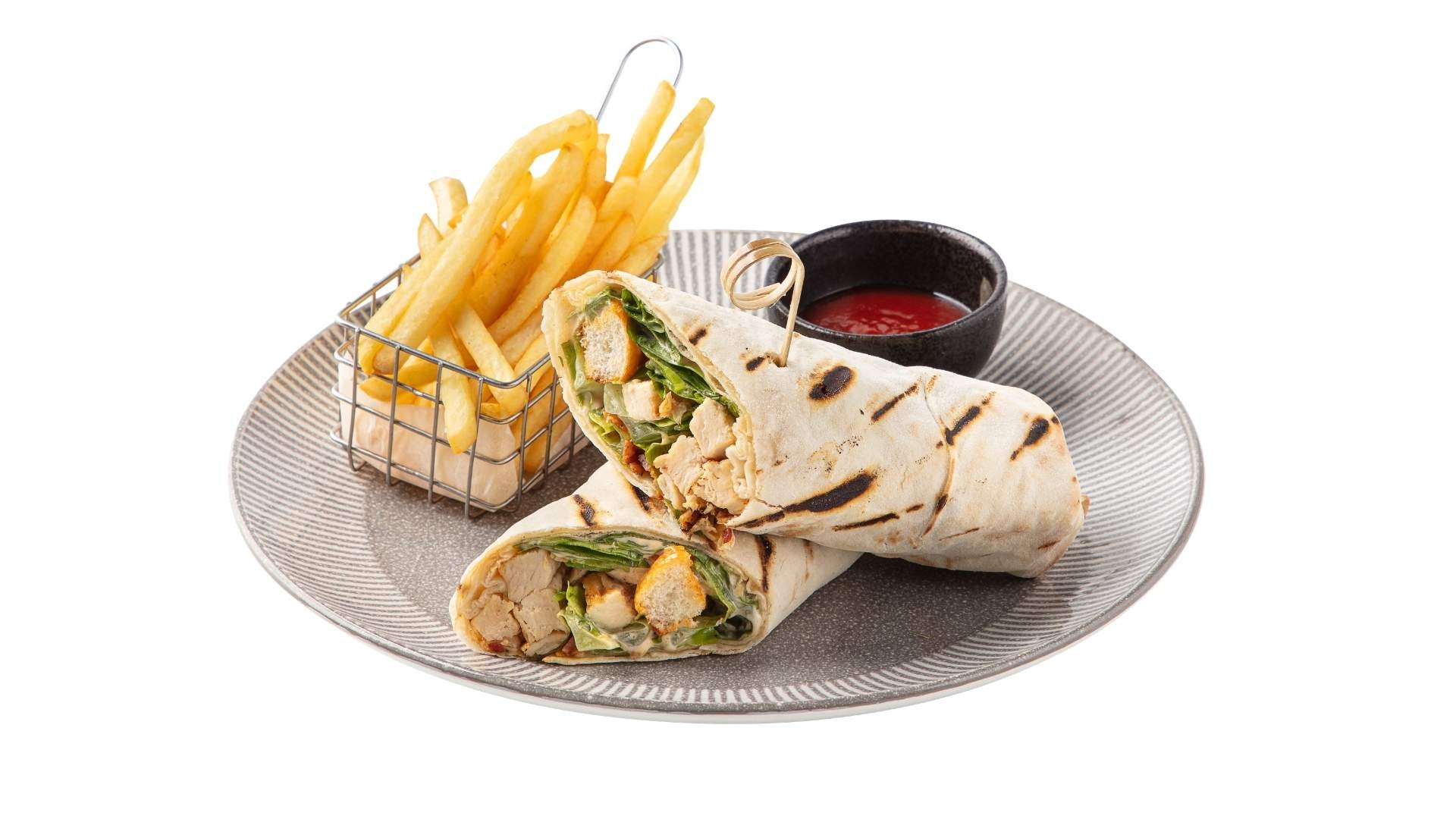 Chicken Caesar Salad Wrap