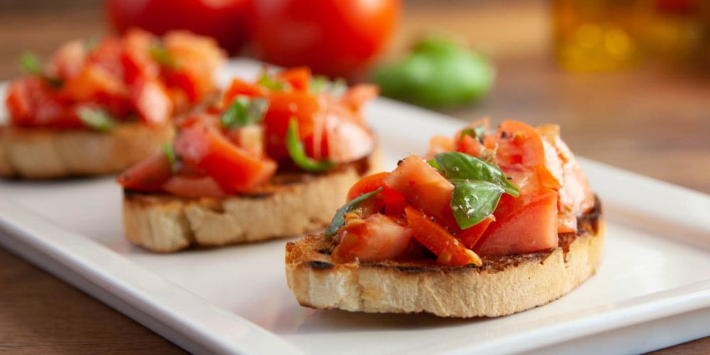 Bruschetta là món khai vị lý tưởng