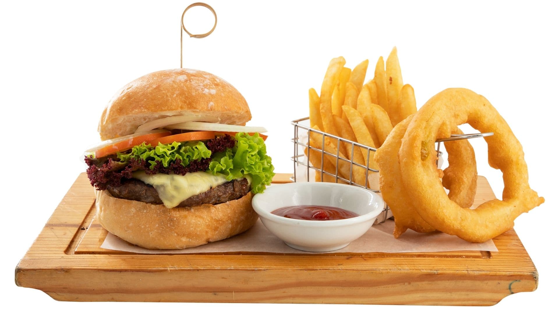Burger bữa trưa