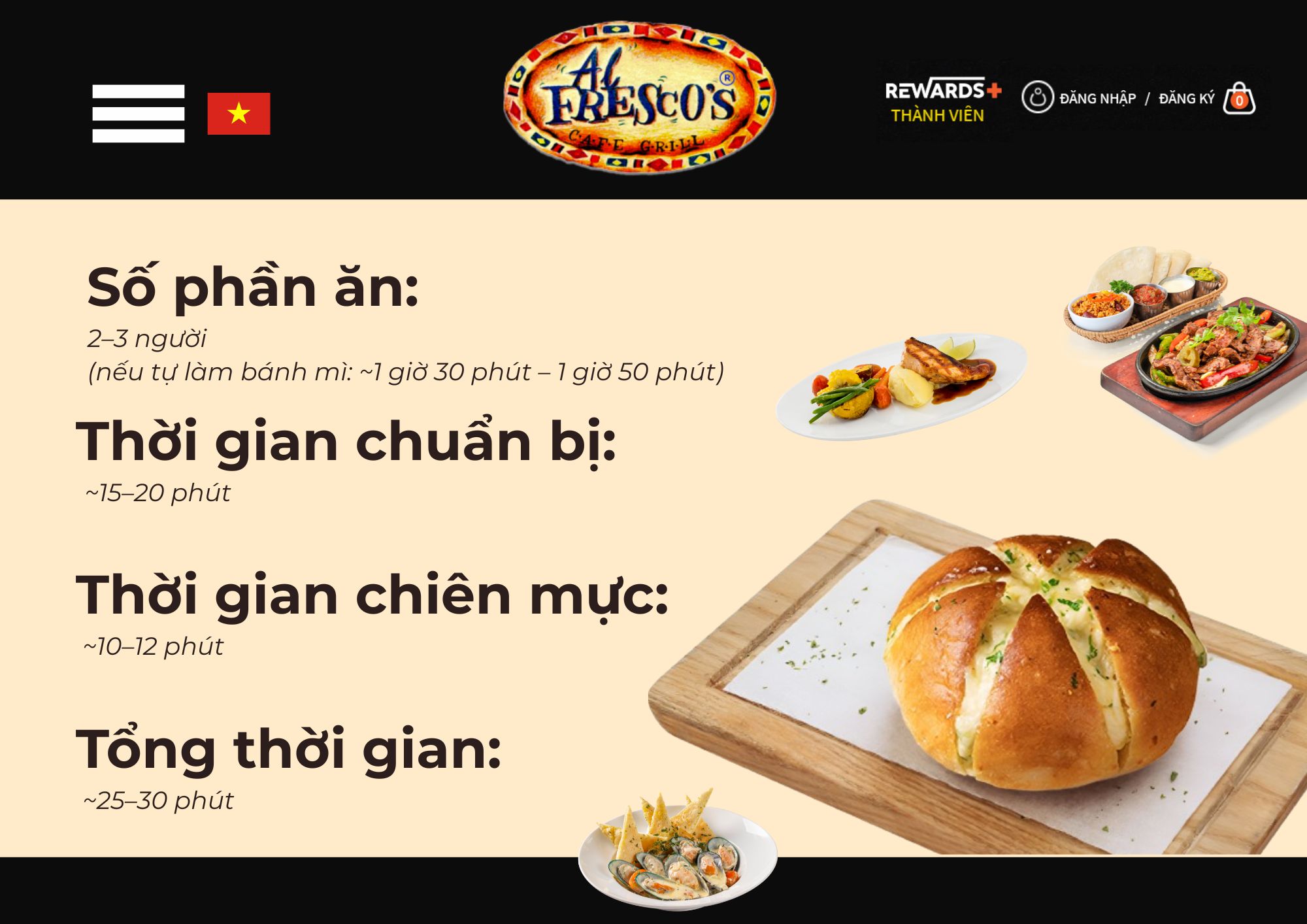 Bánh mì bơ tỏi kết hợp cùng phô mai béo ngậy