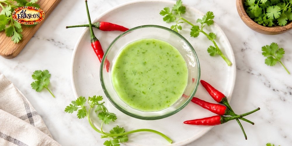Muối ớt xanh có vị cay, mặn và chua nhẹ, tạo điểm nhấn khi dùng cùng các món thịt nướng