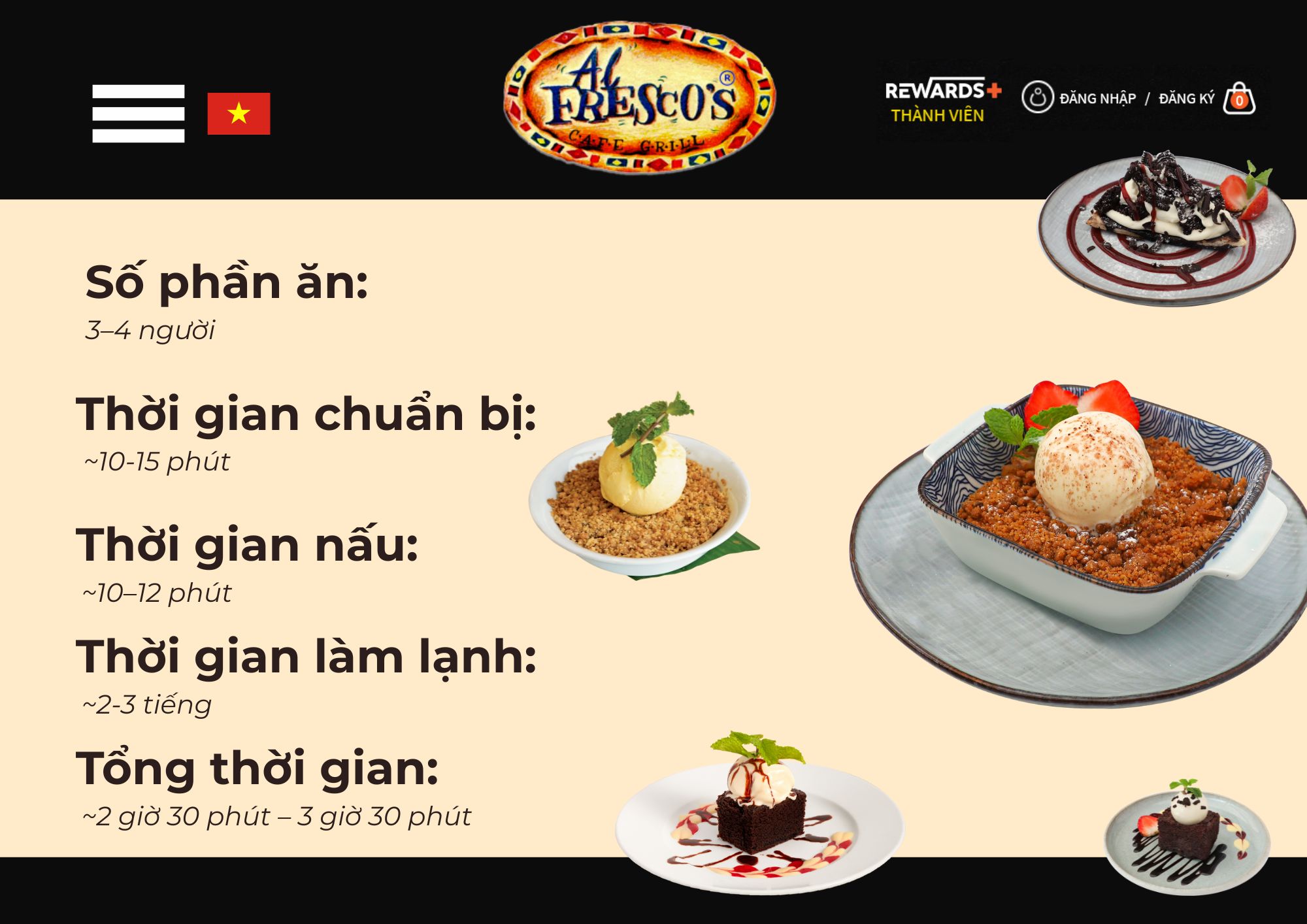 Thời gian chuẩn bị làm panna cotta tại nhà, đơn giản