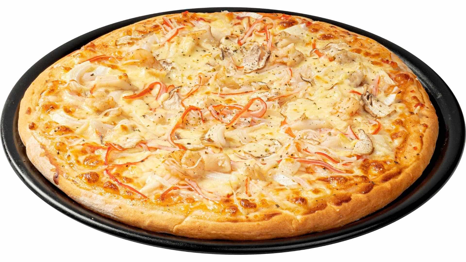 Pizza hải sản đa dạng, phô mai béo ngậy hấp dẫn