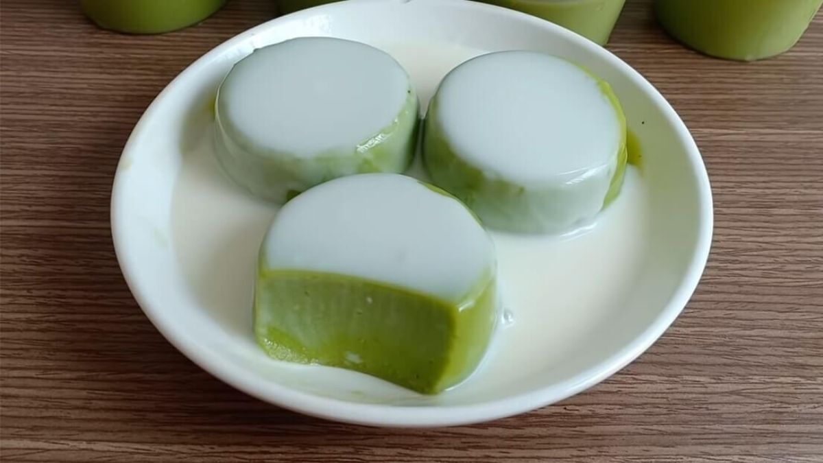 Pudding bơ mát lạnh, mềm mịn và béo nhẹ tự nhiên