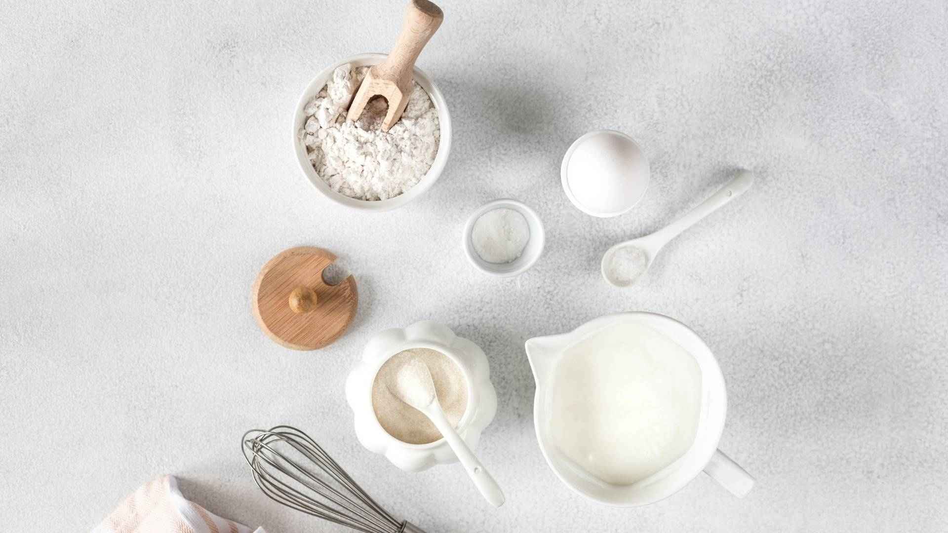 Nguyên liệu để làm pudding phô mai bằng gelatine