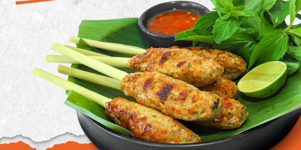 Tham khảo ngay chạo tôm bọc sả tại Al Fresco’s