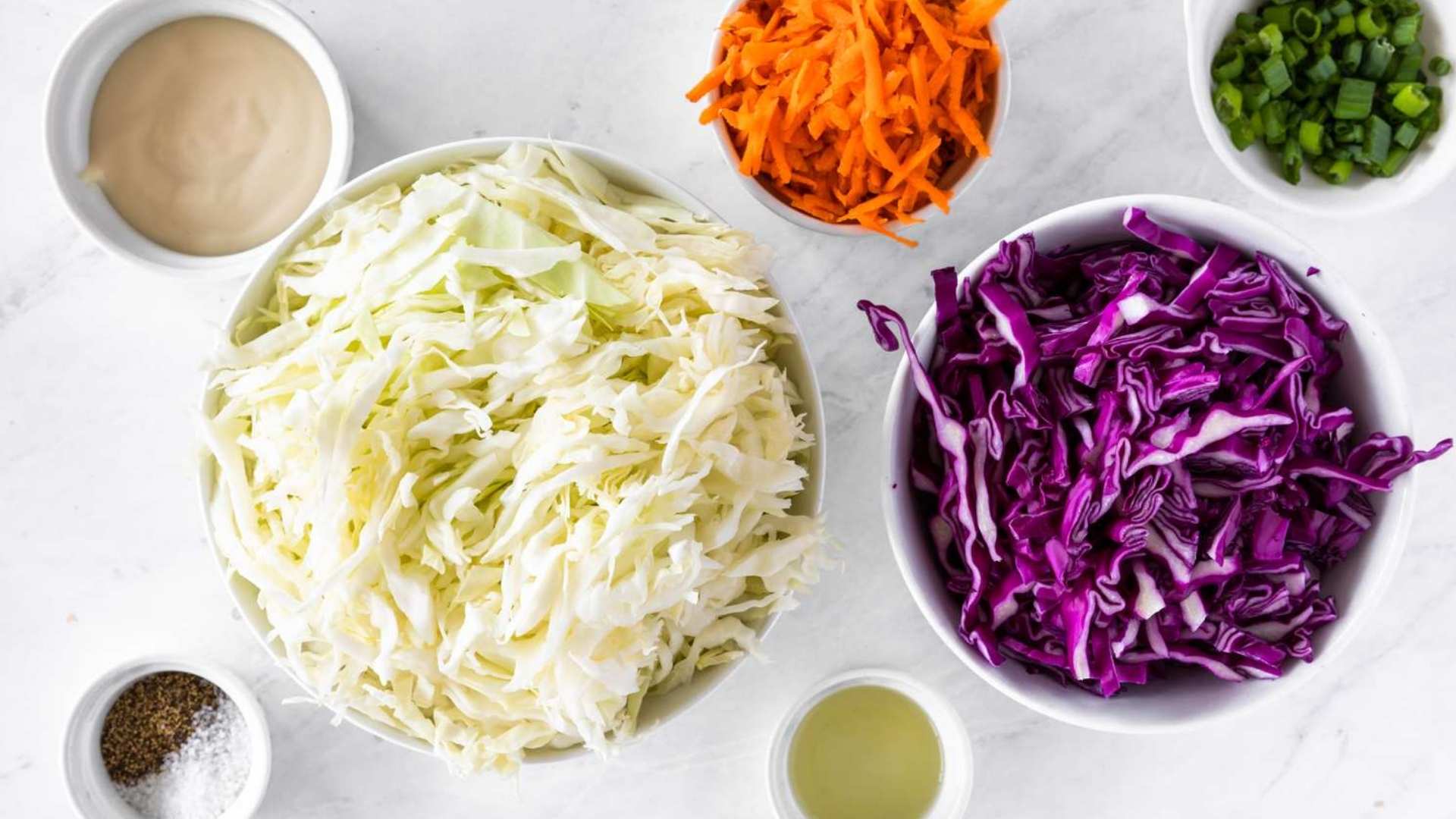 Nguyên liệu cần chuẩn bị khi làm salad bắp cải