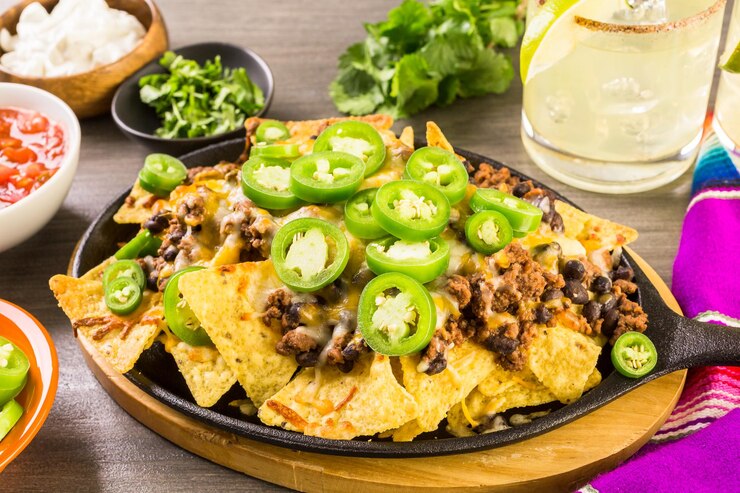nachos xốt salsa