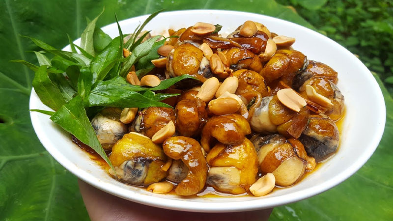Trứng cút lộn rang me chua ngọt