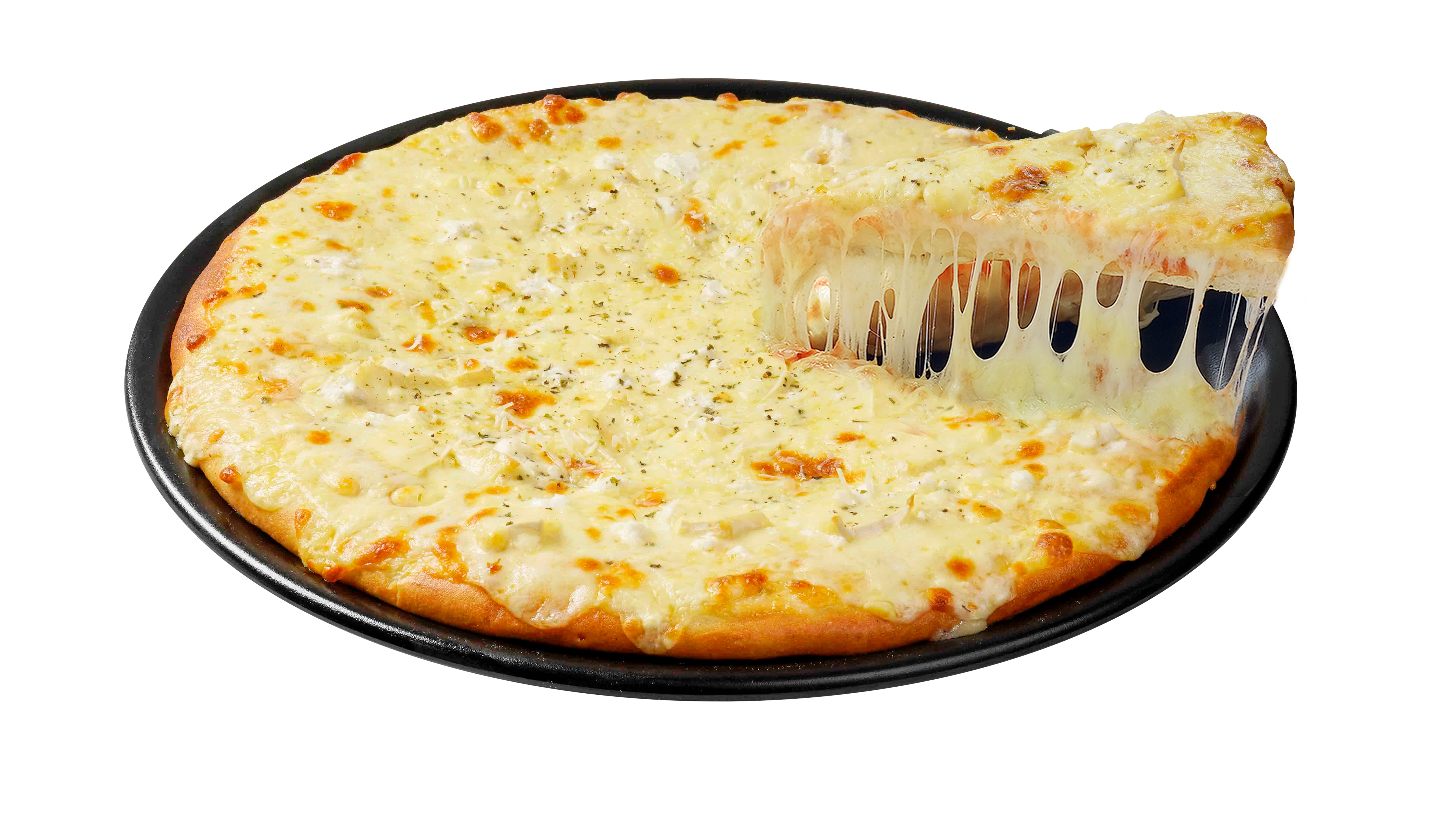 Pizza four cheese thường được kết hợp cùng mật ong để cân bằng vị béo và làm nổi bật hương thơm đặc trưng của phô mai.